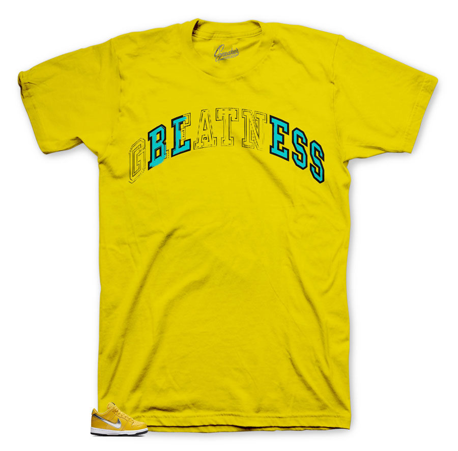 Dunk SB Canary Diamond Stitch Shirt