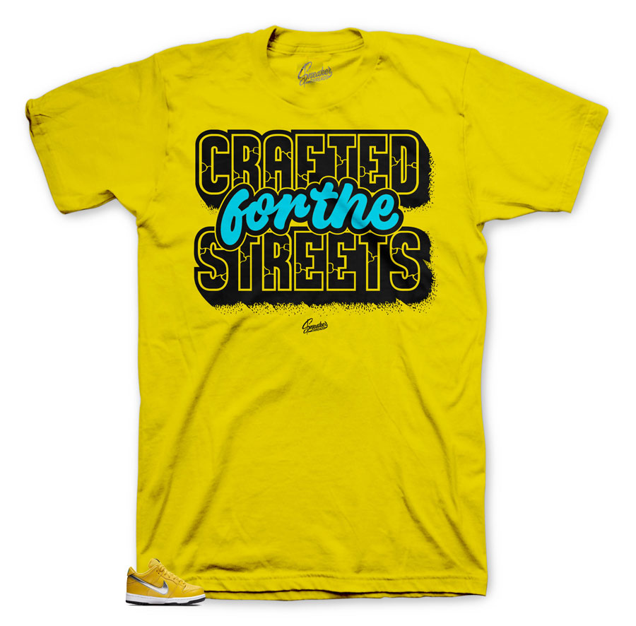 Dunk SB Canary Diamond Crafted Shirt