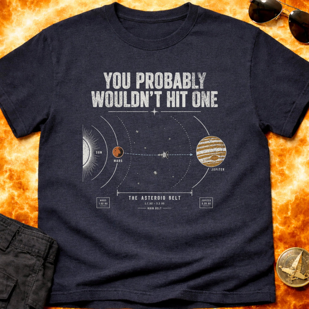 You Probably Wouldnt Hit An Asteroid T-Shirt product image 3